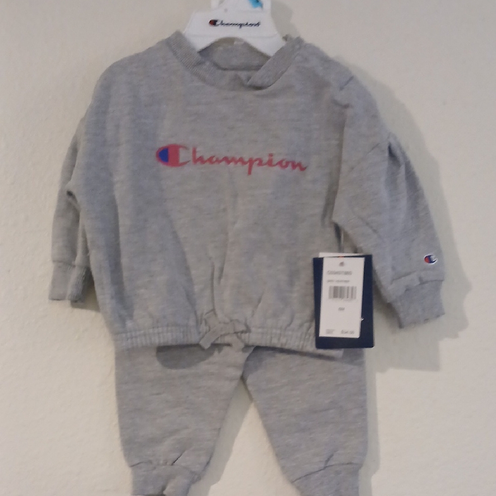 Champion Heather Gray Infant Tracksuit
